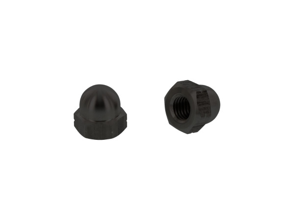 4x QLINQ BLACKLINE DOPMOER DIN 1587 M6 ZWART 1110137 – foto 2 – kavel bij XL Auctions