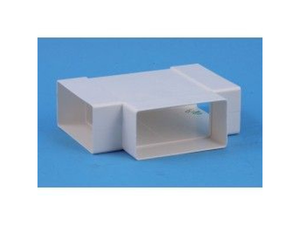 2x Nedco t-stuk horizontaal 90° 110x54mm kunststof wit – foto 2 – kavel bij XL Auctions