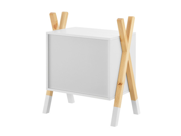 Houten Nachtkastje / Kindernachtkastje Jamie – foto 6 – kavel bij XL Auctions