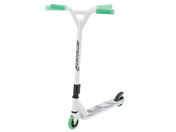 Stuntstep Futuristisch in Wit Groen – foto 8 – kavel bij XL Auctions