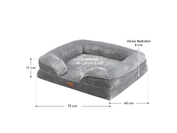 Honden / kattenmand Sheena M 72 x 60 cm grijs – foto 2 – kavel bij XL Auctions