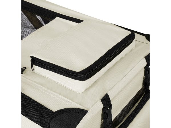 Hondentransportbox S opvouwbaar 34 x 50 x 36 cm beige – foto 9 – kavel bij XL Auctions