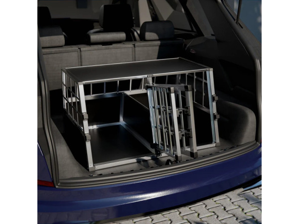 Hondentransportbox aluminium L/X 89 x 70 x 51 cm – foto 7 – kavel bij XL Auctions
