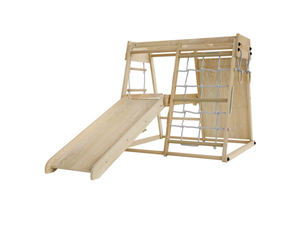 Minispeeltoestel voor kinderen - Met glijbaan - Naturel – foto 9 – kavel bij XL Auctions