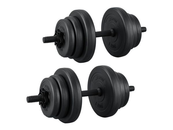 Halterset / Dumbells 20 kg - 2-delig - Zandgevuld – foto 2 – kavel bij XL Auctions