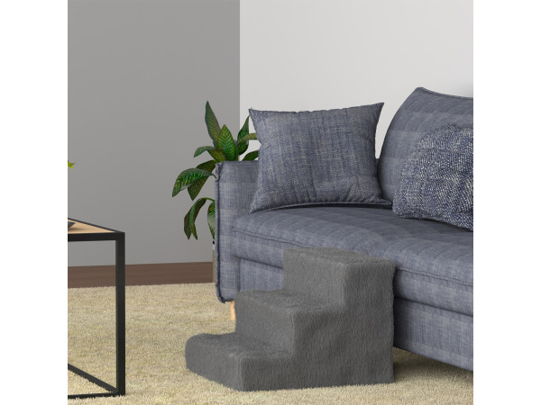 Houten Huisdierentrap Timmy - Grijs - 46 x 36 x 34 cm – foto 2 – kavel bij XL Auctions
