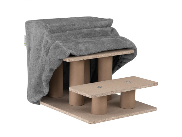 Houten Huisdierentrap Timmy - Grijs - 46 x 36 x 34 cm – foto 4 – kavel bij XL Auctions