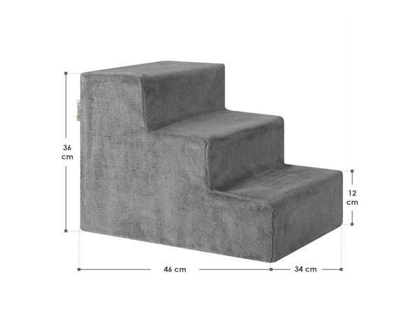 Houten Huisdierentrap Timmy - Grijs - 46 x 36 x 34 cm – foto 10 – kavel bij XL Auctions