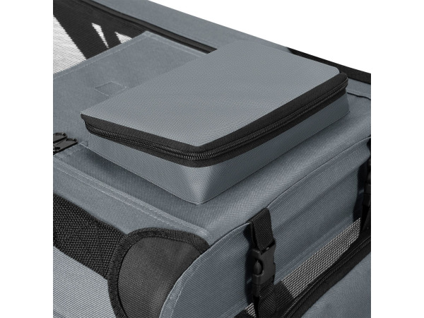 Hondentransportbox L opvouwbaar 70 x 50 x 52 cm grijs – foto 9 – kavel bij XL Auctions