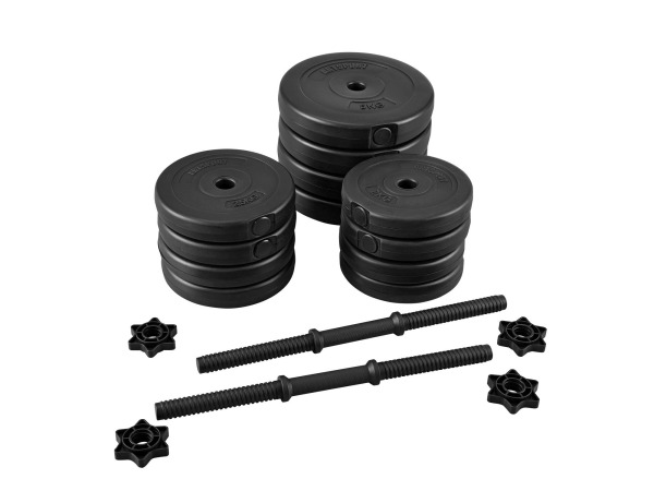 Halterset / Dumbells 40 kg - 2-delig - Zandgevuld – foto 2 – kavel bij XL Auctions