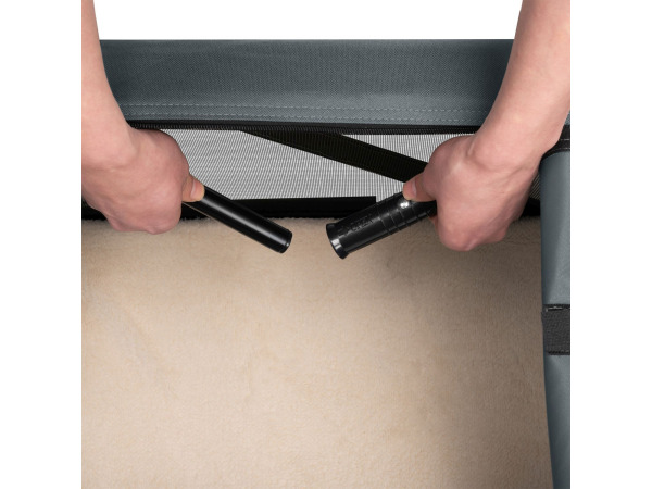 Hondentransportbox XL opvouwbaar 81 x 56 x 58 cm grijs – foto 6 – kavel bij XL Auctions