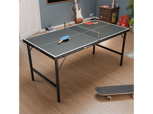Mini Tafeltennistafel Flexi - Zwart / Zilver – foto 8 – kavel bij XL Auctions