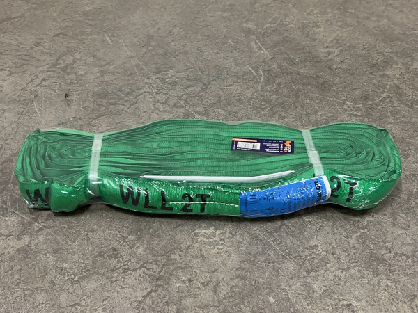 3x Konvox Rondstrop Groen 2 Ton – 5 m – foto 3 – kavel bij XL Auctions