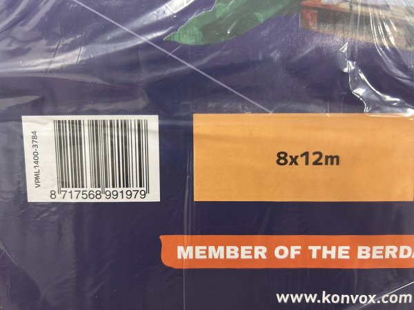 Konvox Dekkleed 8x12m 150gr/m2 groen – foto 5 – kavel bij XL Auctions