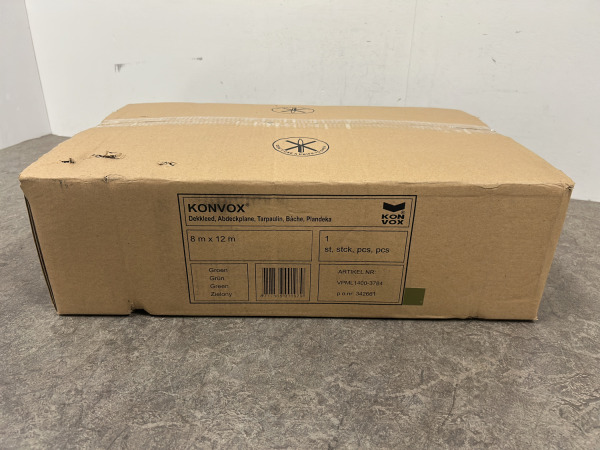 Konvox Dekkleed 8x12m 150gr/m2 groen – foto 6 – kavel bij XL Auctions