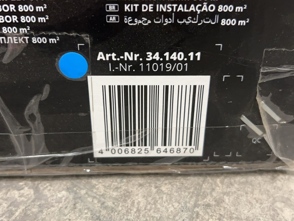Einhell Installatiekit 800m2 – foto 7 – kavel bij XL Auctions