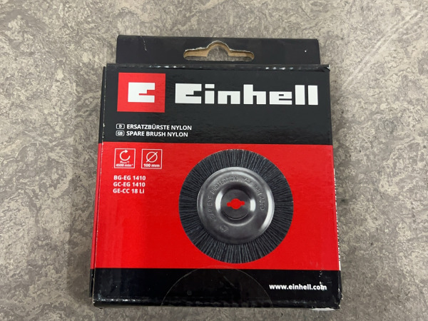 9x Einhell nylon borstel ø100mm – foto 2 – kavel bij XL Auctions