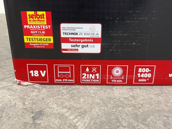 Einhell terrasreiniger 18V body Picobella 18/215 – foto 6 – kavel bij XL Auctions