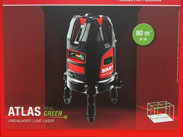 Sola lijnlaser Atlas Real Green – foto 2 – kavel bij XL Auctions