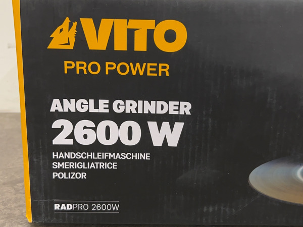 Vito haakse slijper ø230mm 2600W Pro-Power – foto 3 – kavel bij XL Auctions