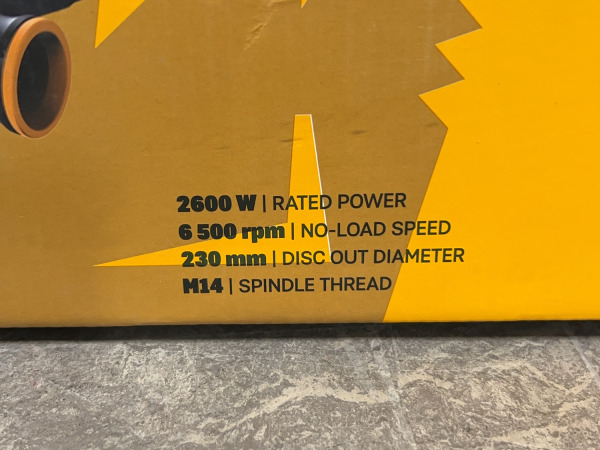 Vito haakse slijper ø230mm 2600W Pro-Power – foto 4 – kavel bij XL Auctions