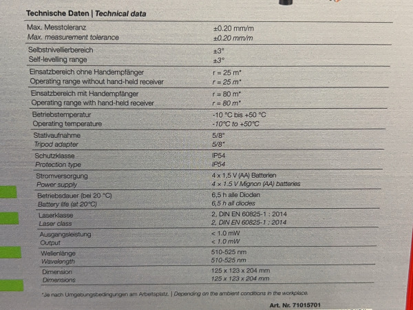 Sola lijnlaser Atlas Real Green – foto 7 – kavel bij XL Auctions