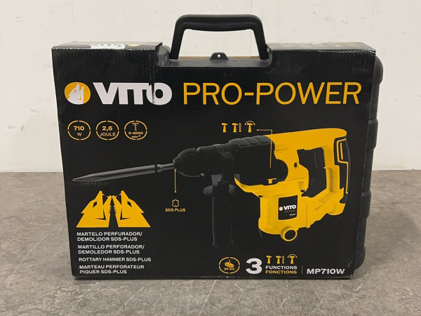 Vito klopboormachine 710W SDS-Plus Pro-Power – foto 2 – kavel bij XL Auctions