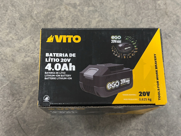 2x Vito accu 20V 4.0Ah EGO – foto 2 – kavel bij XL Auctions