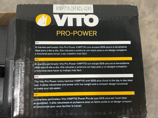 Vito klopboormachine 710W SDS-Plus Pro-Power – foto 5 – kavel bij XL Auctions