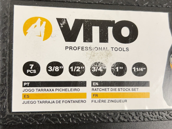 Vito ratelsnijmallen set 7-delig 3/8-1.1/4 – foto 3 – kavel bij XL Auctions
