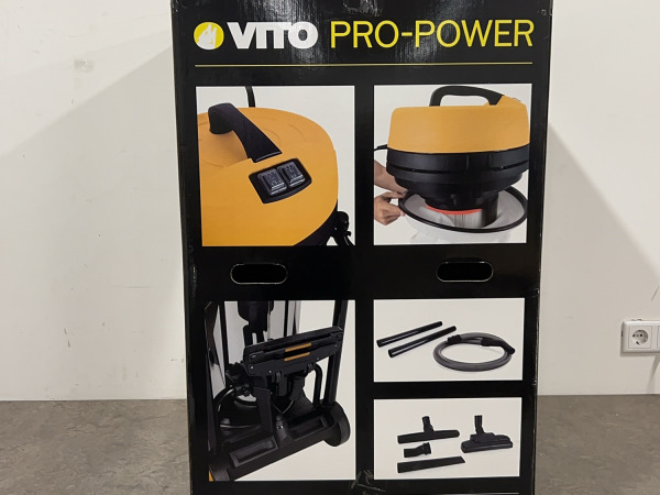 Vito bouwstofzuiger nat en droog 75L Pro-Power – foto 4 – kavel bij XL Auctions