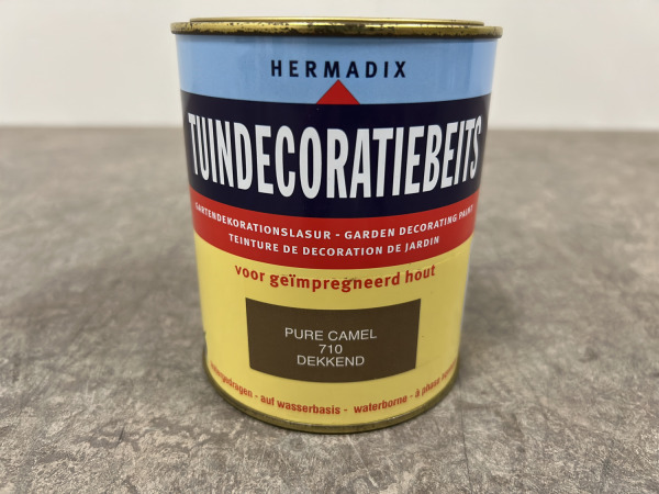 3x Hermadix tuindecoratiebeits 750ml Pure Camel – kavel bij XL Auctions