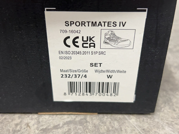 Bata veiligheidsschoen maat 37 S1P SportMates – foto 7 – kavel bij XL Auctions