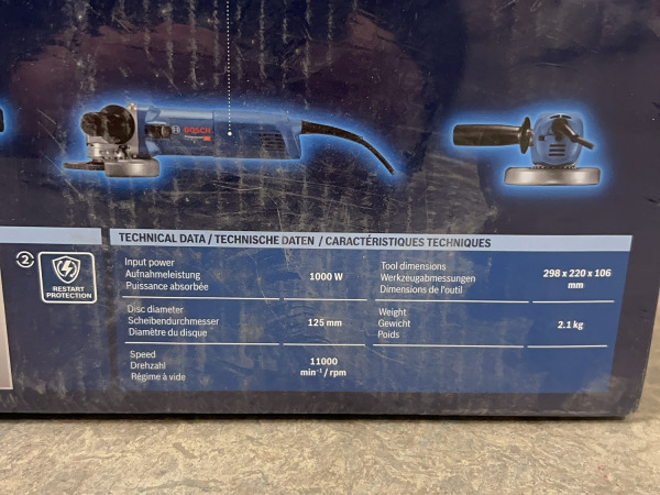 Bosch professional haakse slijper ø125mm set 6-delig X-Lock – foto 5 – kavel bij XL Auctions