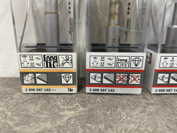 Bosch diamantboor set 4-delig – foto 2 – kavel bij XL Auctions