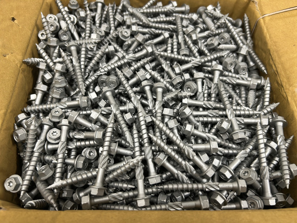 Doos houtbouwschroeven Ø8x65mm TX25 met Dacromet-coating – foto 2 – kavel bij XL Auctions