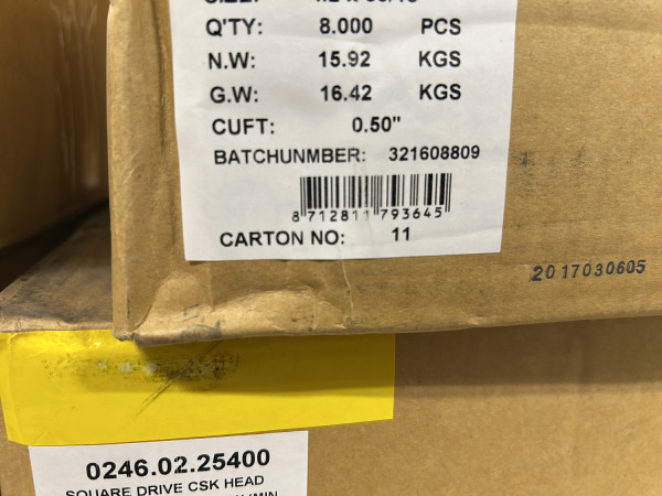 Doos schroeven zelfborend ø4,2x35mm goudkleurig verzinkt – foto 7 – kavel bij XL Auctions