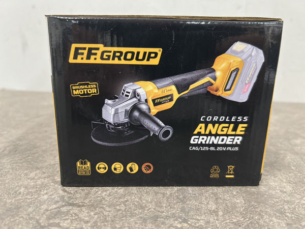 FF Group accu haakse slijper 20V Plus body CAG 125-BL – foto 4 – kavel bij XL Auctions