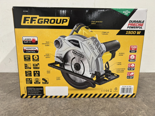 FF Group cirkelzaag 1500W CS 65/1500 Plu – foto 5 – kavel bij XL Auctions
