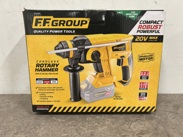 FF Group accu klopboormachine 20V Plus body CRH/2-20-BL – foto 7 – kavel bij XL Auctions