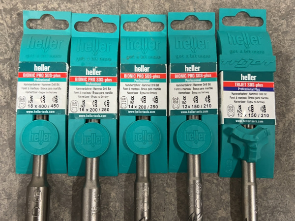 Heller boor set 9-delig SDS-Plus – foto 2 – kavel bij XL Auctions