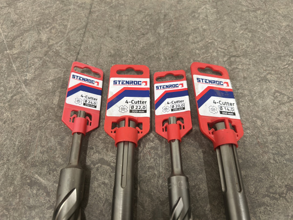Stenroc betonboor set 4-delig – foto 4 – kavel bij XL Auctions