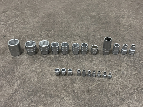Tengtools dopsleutelset 22-delig – kavel bij XL Auctions
