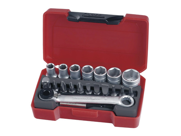 Tengtools dop- en bitset 20-delig 1/4" 5.5-13mm – kavel bij XL Auctions