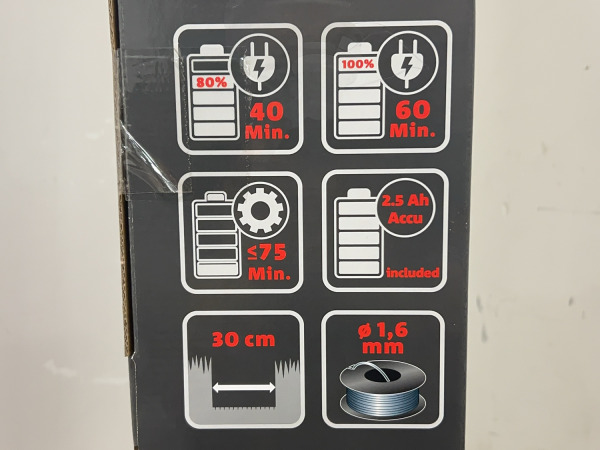 Wolf-Garten accu grastrimmer Lycos 40/300 T Set – foto 4 – kavel bij XL Auctions