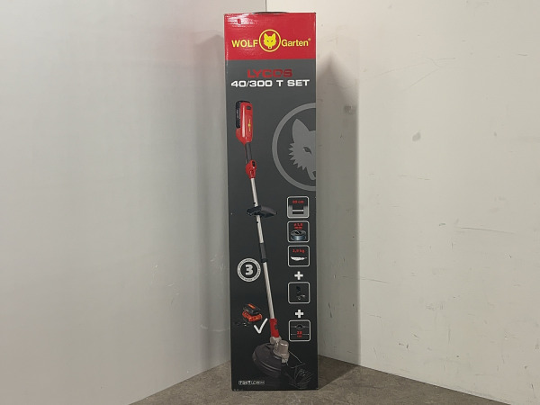 Wolf-Garten accu grastrimmer Lycos 40/300 T Set – foto 7 – kavel bij XL Auctions