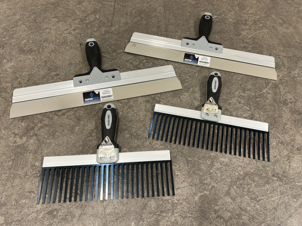 Super Prof stukadoorsgereedschap set 4-delig – kavel bij XL Auctions