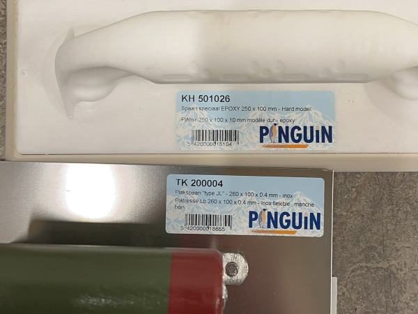 Pinguin stucadoorsgereedschap set 9-delig – foto 6 – kavel bij XL Auctions