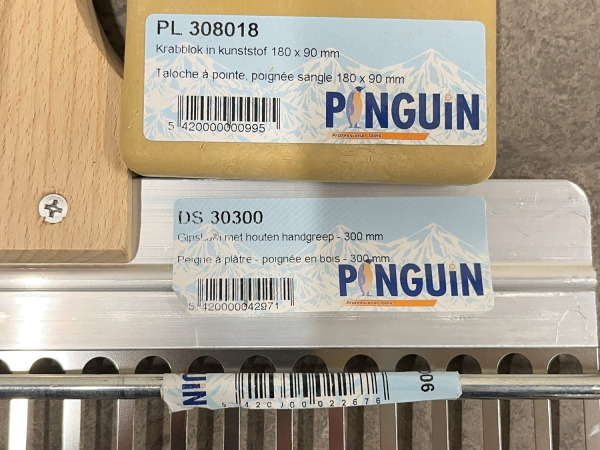 Pinguin stucadoorsgereedschap set 9-delig – foto 9 – kavel bij XL Auctions