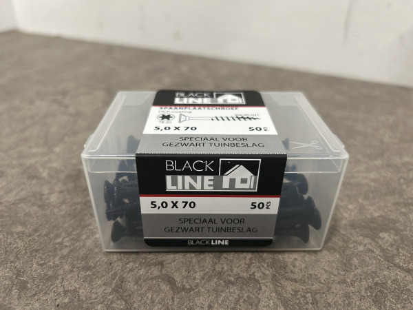 Blackline spaanplaatschroef zwart met snijpunt set 24-delig – foto 5 – kavel bij XL Auctions